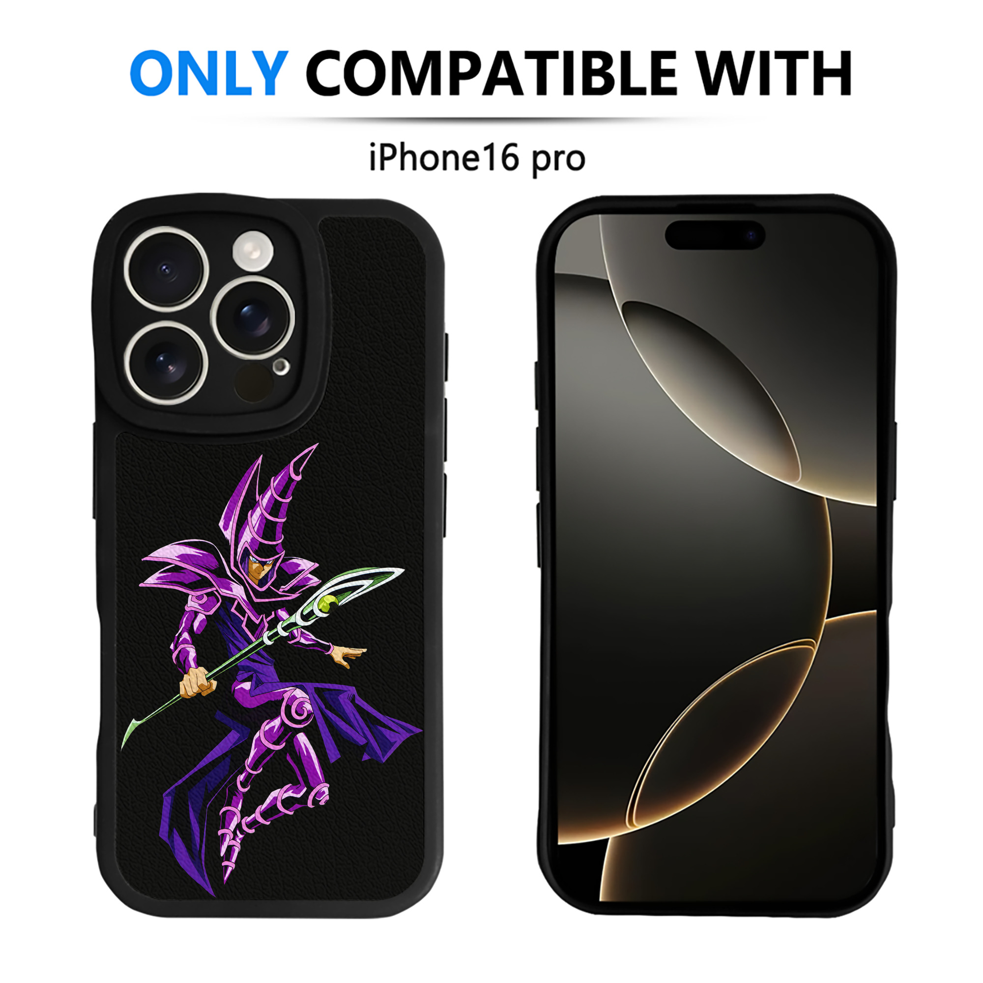 遊☆戯☆王 Yu-Gi-Oh! 【iPhone 16シリーズ対応】シリコンスマホケース（レザー調） 材質：シリコン